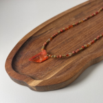 Naszyjnik Agat Jaspis Kwarc Piasek Pustyni Hematyt