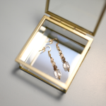 Kolczyki Kwarc Stal szlachetna