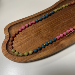 Naszyjnik Jadeit Multicolour Hematyt