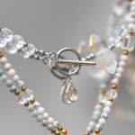 Naszyjnik Kryształ Górski Grot Hematyt