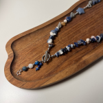 Naszyjnik Jadeit Jaspis Sodalit Hematyt Gwiazdy