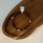 Bransoletka Granat Jaspis Dalmatyński Jadeit Hematyt