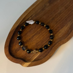 Bransoletka Agat Hematyt Koniczyna