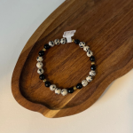 Bransoletka Turmalin Jaspis Dalmatyński Hematyt