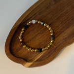 Bransoletka Fasetowana Turmalin Hematyt