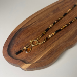 Naszyjnik Turmalin Jaspis Tygrysie Oko Hematyt