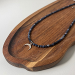 Naszyjnik Szafir Księżyc